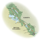 Canadian Rockies Map